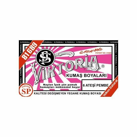 Teinture textile Viktoria rose vif n° 6