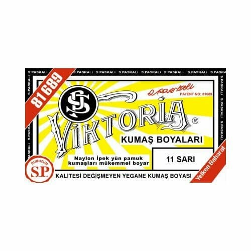 Teinture textile Viktoria jaune n° 11