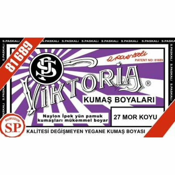 Teinture textile Viktoria violet foncé n° 27