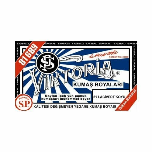 Teinture textile Viktoria bleu marine foncé n° 51