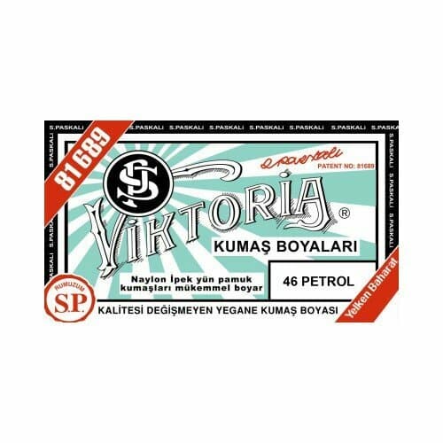 Teinture textile Viktoria bleu pétrole n° 46