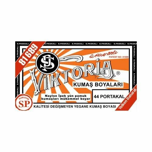 Teinture textile Viktoria orange n° 44