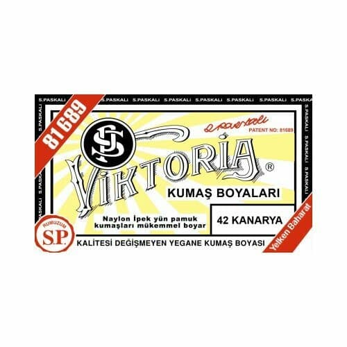 Teinture textile Viktoria jaune canari n° 42