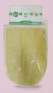 Gant exfoliant en luffa