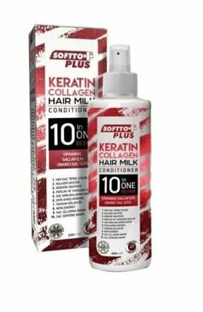 Lait capillaire Softto Plus à la kératine et au collagène, 250 ml