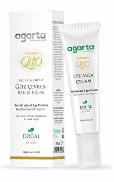 Crème naturelle Agarta pour le contour des yeux, 20 ml