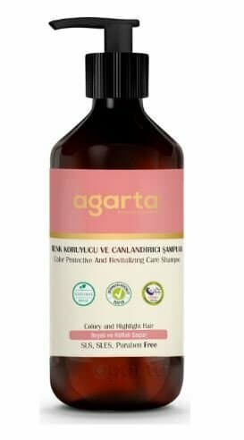 Shampooing naturel Agarta protecteur de couleur et revitalisant, 400 ml