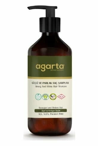 Shampooing naturel Agarta pour des cheveux forts et brillants, 400 ml