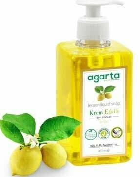 Savon liquide naturel Agarta au citron, 400 ml
