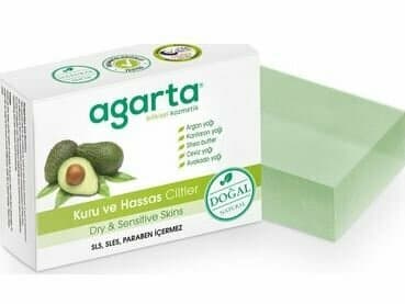 Savon naturel Agarta pour peaux sèches et sensibles, 150 g