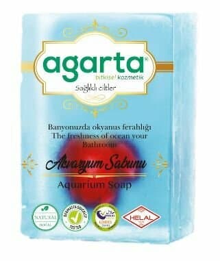 Savon naturel artisanal Agarta Aquarium, 150 g