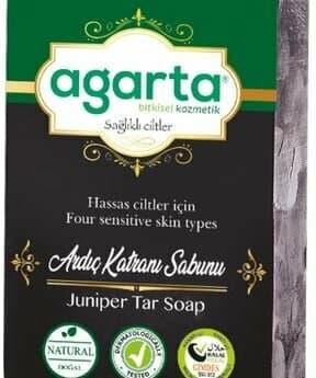 Savon naturel artisanal Agarta au goudron de genévrier, 150 g
