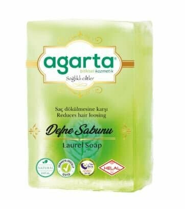 Savon naturel artisanal Agarta au laurier, 150 g