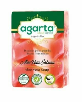 Savon naturel artisanal Agarta à l’aloe vera, 150 g