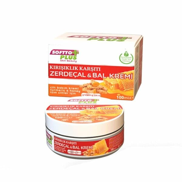 Crème Softto Plus aux extraits de curcuma et de miel, 100 ml