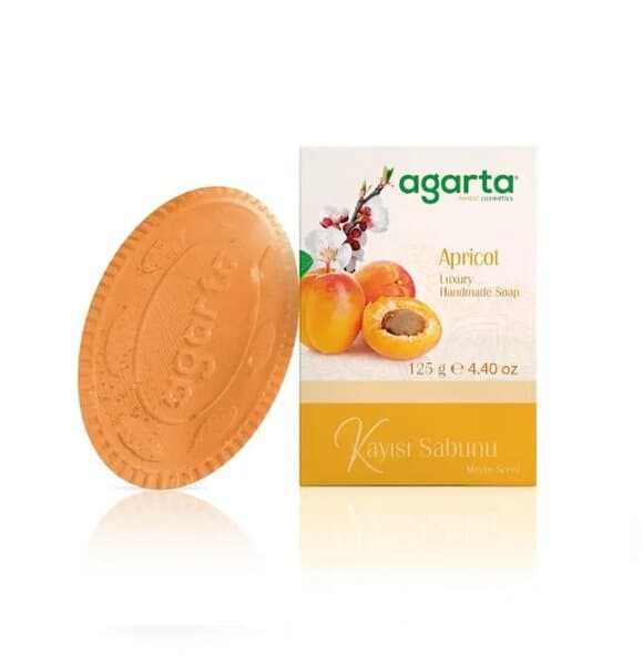 Savon naturel Agarta Jardin de fruits à l’abricot, 125 g