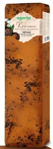 Bloc de savon naturel Agarta au café, 1 400 g