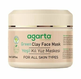 Masque visage naturel Agarta à l’argile verte, 150 ml