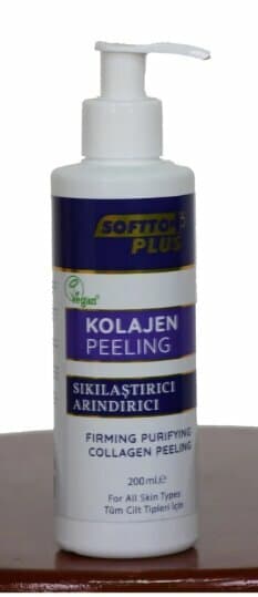 Exfoliant Softto Plus à l’extrait de collagène, 200 ml