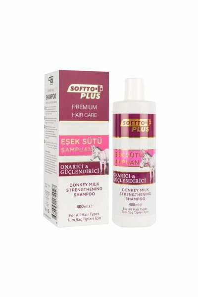 Shampooing Softto Plus à l’extrait de lait d’ânesse, 400 ml