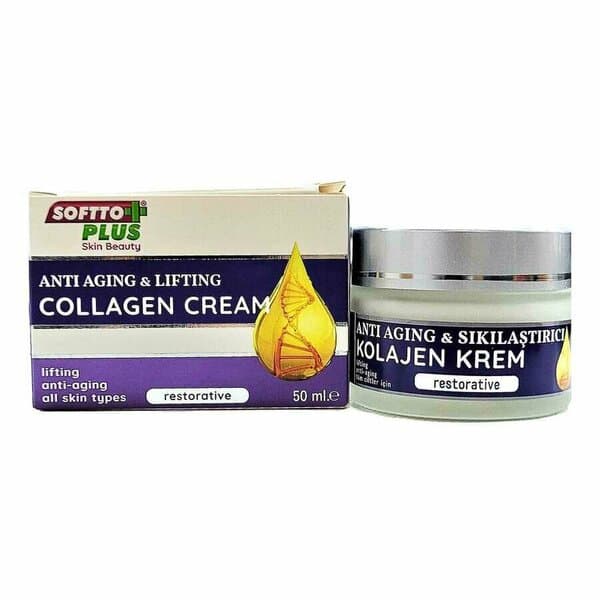 Crème anti-âge au collagène Softto Plus, 50 ml