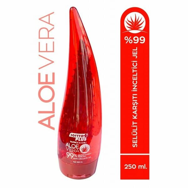 Gel à l’aloe vera anticellulite Softto Plus, 250 ml