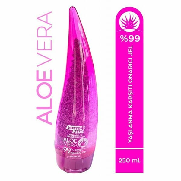 Gel à l’aloe vera anti-âge Softto Plus, 250 ml