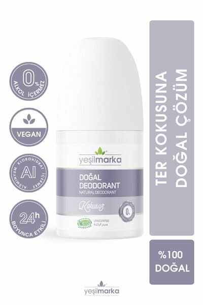 Déodorant naturel Yeşil Marka sans parfum, 50 ml