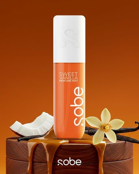 Brume parfumée Sobe Sweet Vanilla, 100 ml