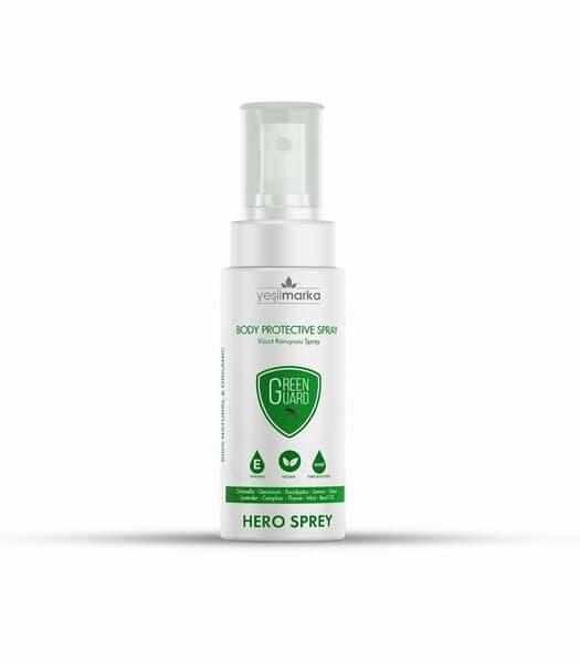 Spray corporel répulsif anti-moustiques Yeşil Marka, 100 ml
