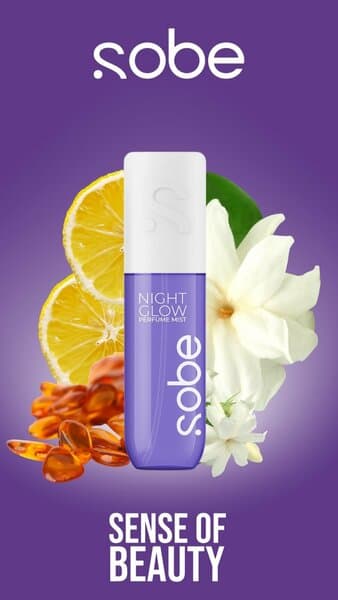 Brume parfumée Sobe Night Glow, 100 ml