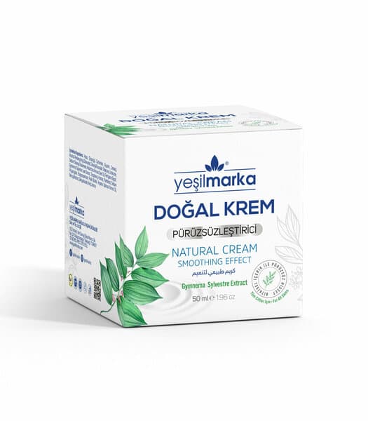 Crème naturelle lissante Yeşil Marka à effet réducteur de pilosité, 50 ml