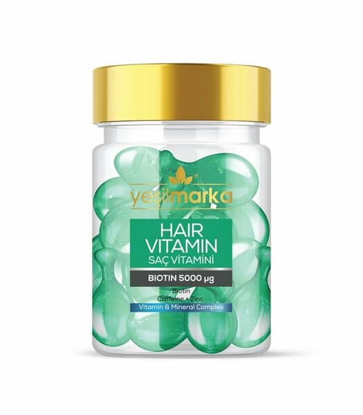 Vitamine capillaire Yeşil Marka Biotine 5000, 15 ml