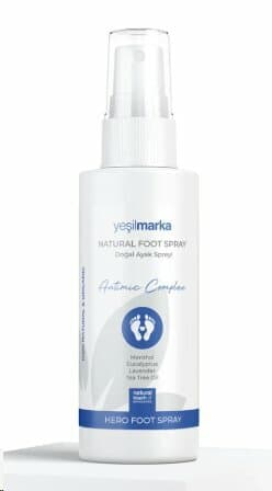 Spray naturel Hero Yeşil Marka pour les pieds, 100 ml