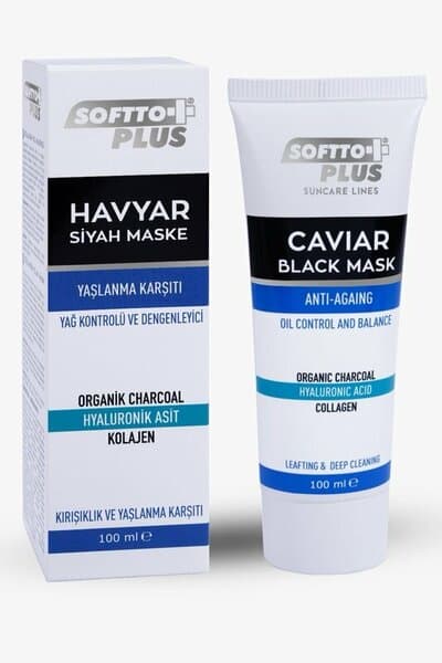 Masque noir au caviar Softto Plus, 100 ml