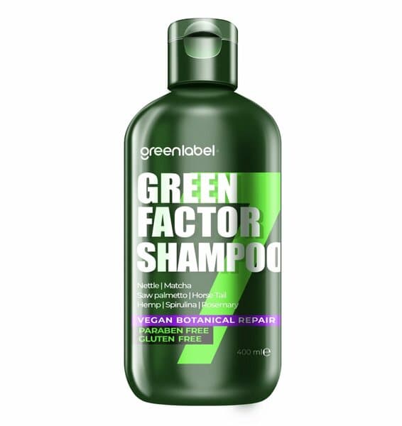 Shampooing Green Label Factor 7 bitargilei réparateur ve intensif soin 400 ml.