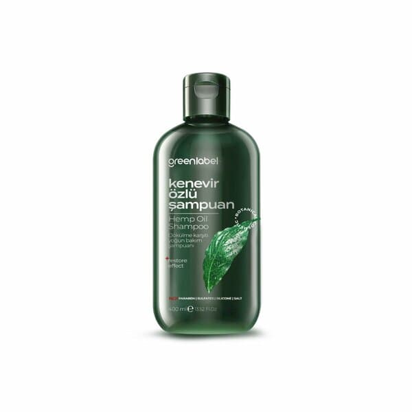 Shampooing Green Label à l’extrait de 400 ml.