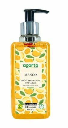 Savon liquide Agarta Naturel savon liquide mango 500ml