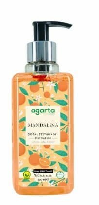 Savon liquide Agarta Naturel savon liquide mandarine 500ml