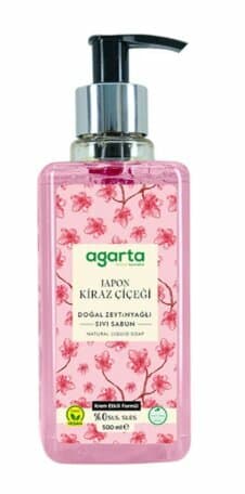 Savon liquide Agarta Naturel savon liquide japon kirazi 500 ml