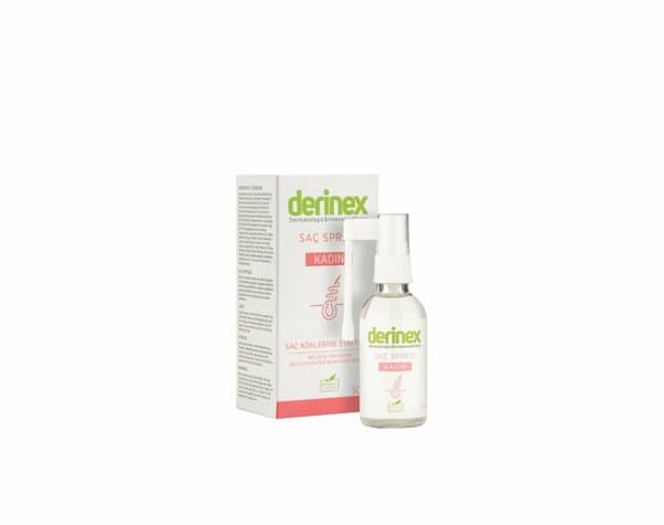 Spray Derinex Saç dökülmesine karşi etargilei saç - femme 50 ml
