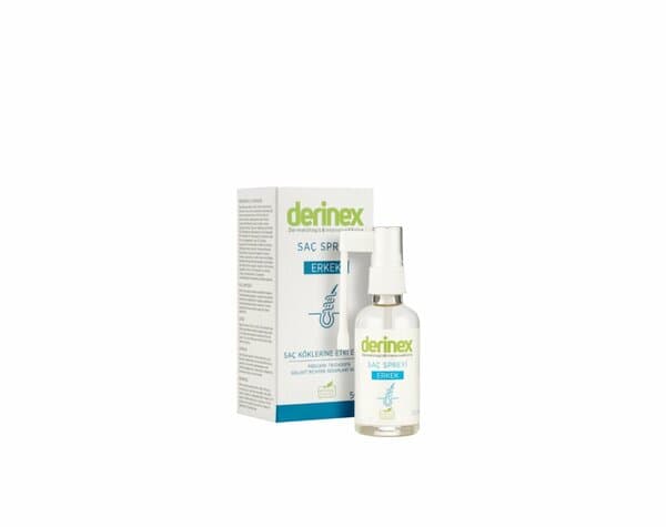 Spray Derinex Saç dökülmesine karşi etargilei saç - homme 50 ml