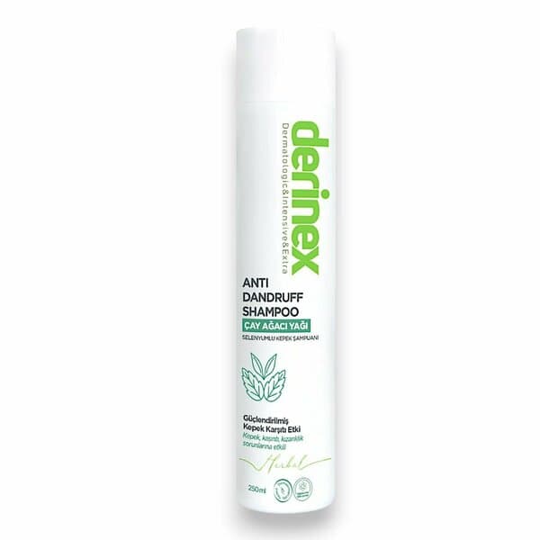 Shampooing Derinex Anti-dandruff arbre à thé huile smainsenyumlu kepek 200 ml