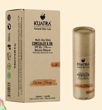 Kuatra Bot.por.nat. minéral stick concealer & BB | SPF 50 + PA multifonction nem. teinté soin 11,5 ml