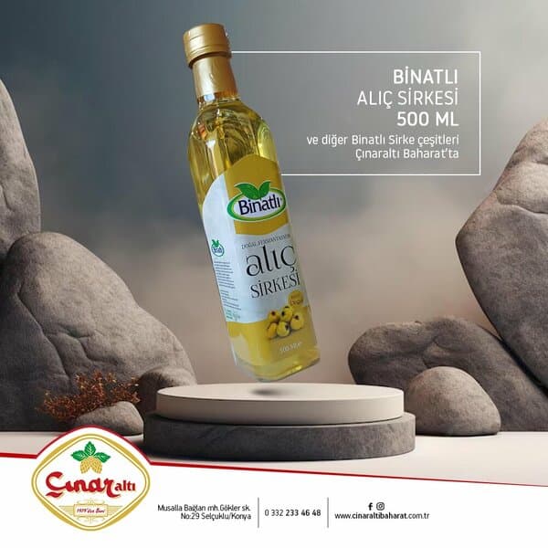 BİNATLI Aliç sirkesi 500 ml