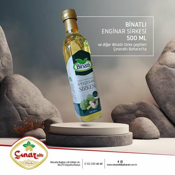 BİNATLI Engigrenade sirkesi 500 ml