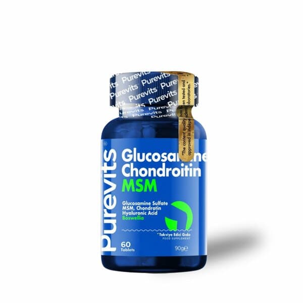Purevits Purevits glucosamine & condroitin + boswmainsla 60 tablets
