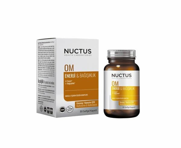 Nuctus O.m enerji bağişilik 30 softgmains kapsül