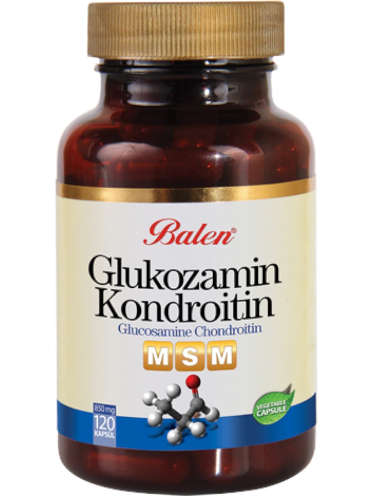 Complément Balen à la glucosamine, chondroïtine et MSM – gélules