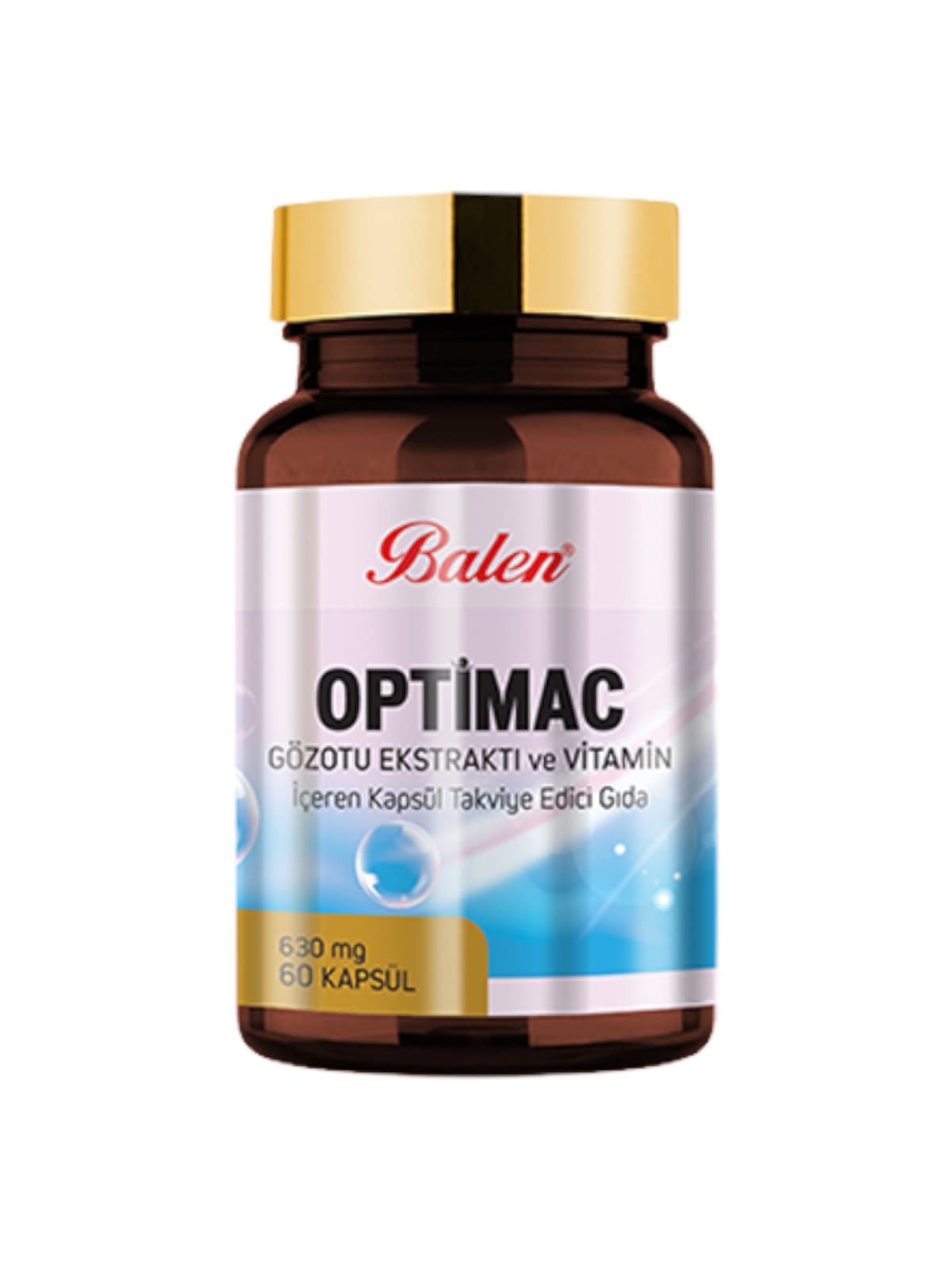 Optimac Balen, extrait d’euphraise et vitamines – gélules
